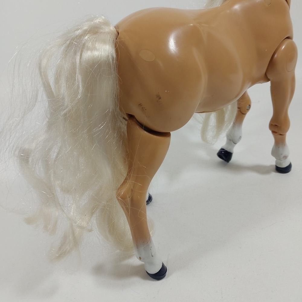 Barbie Vintage High Stepper Horse 1993 Tan &‎ White Walking WORKS No accesories - Picture 4 of 6